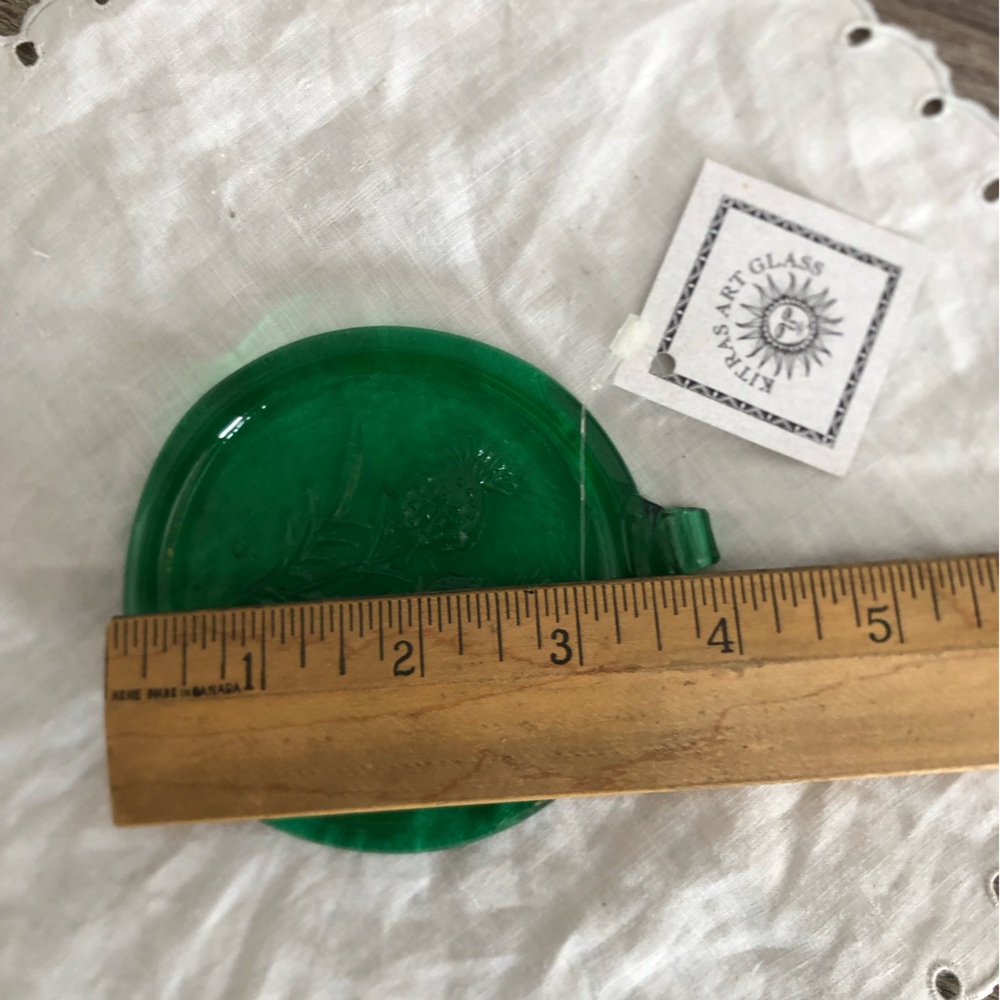 Kitras Art Glass Thistle Suncatcher - Picture 7 of 8